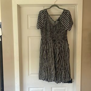 Torrid Grid Dress, Size 1X